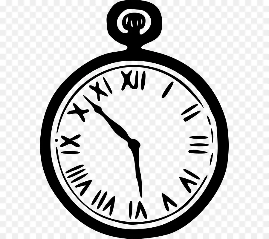 Reloj De Bolsillo，Conejo Blanco PNG