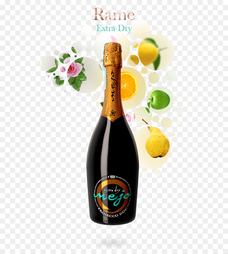 Champagne，Botella De Vidrio PNG