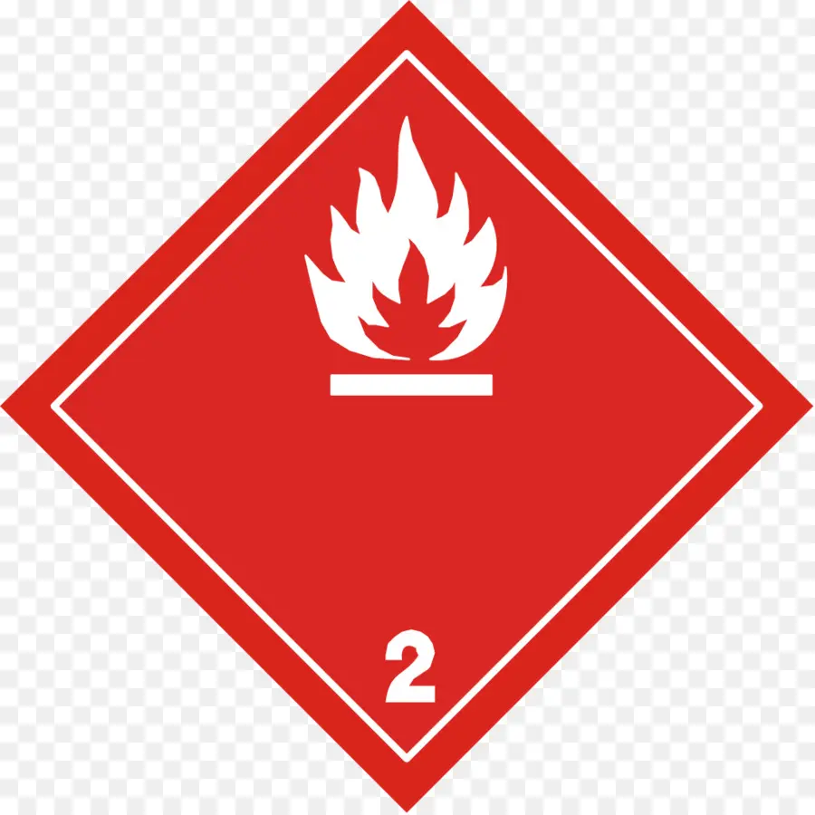 Signo De Gas Inflamable，Peligro PNG