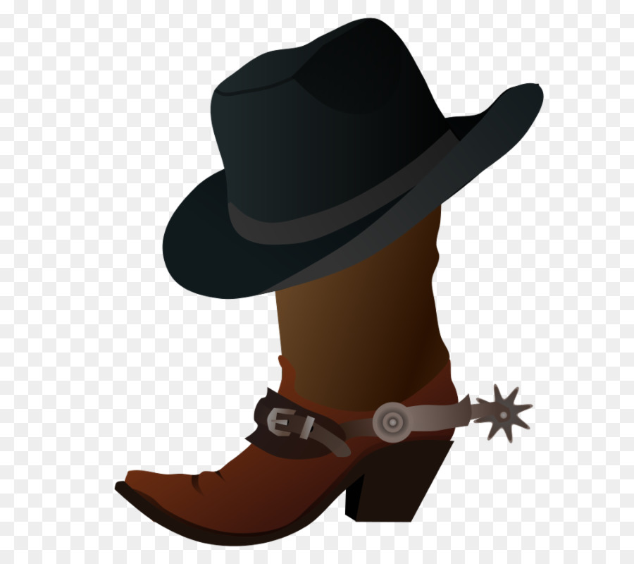 Bota De Vaquero，Sombrero De Vaquero PNG