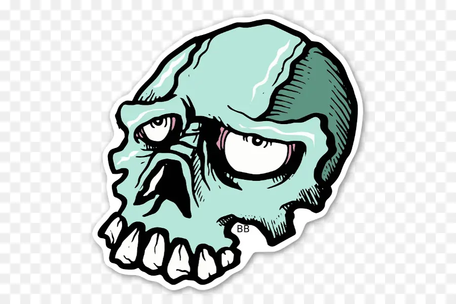 Calavera De Dibujos Animados，Dibujo PNG