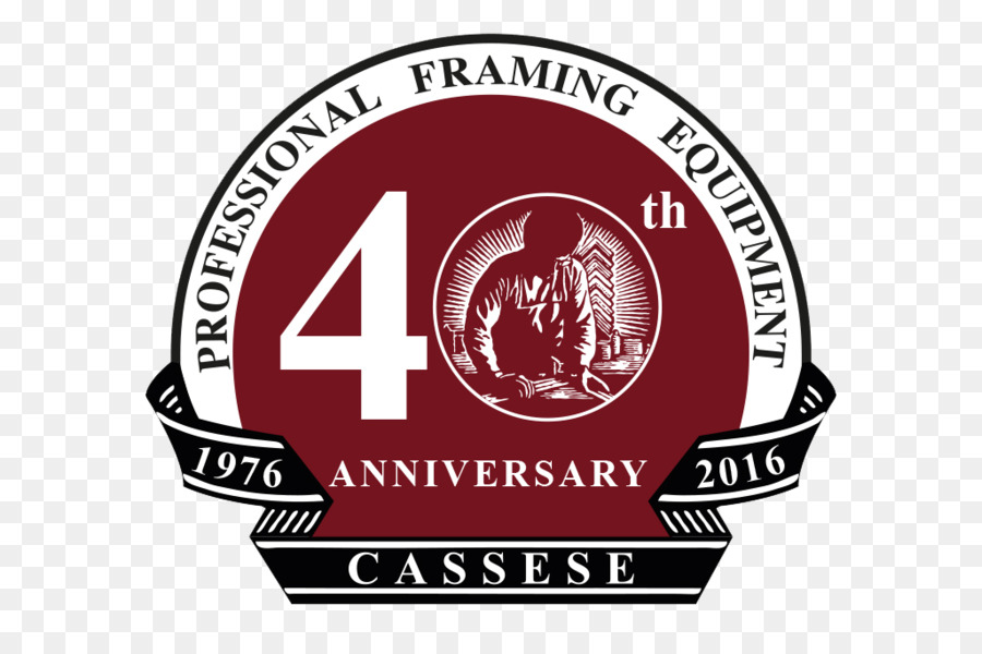 Logotipo Del 40º Aniversario，Equipo De Enmarcado Profesional PNG