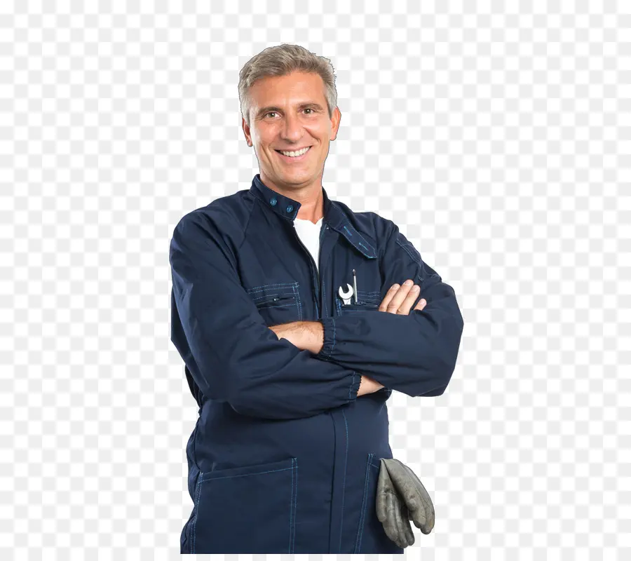 Hombre De Uniforme Azul，Obrero PNG