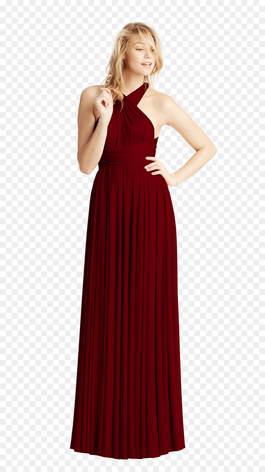 Vestido Rosa，Moda PNG