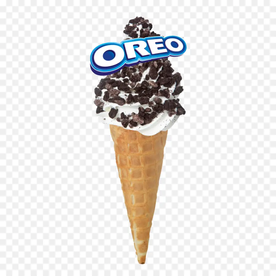 Cono De Helado De Oreo，Helado PNG