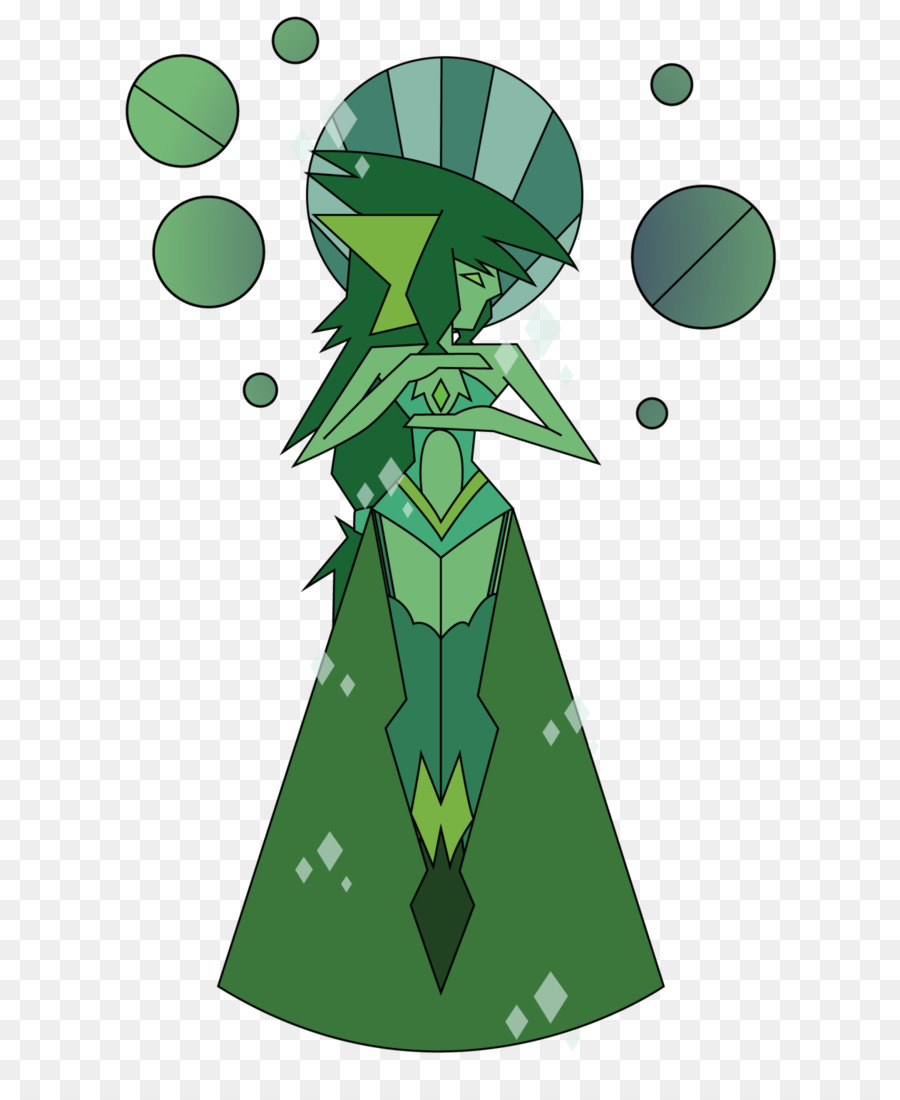 Personaje Verde，Flotante PNG