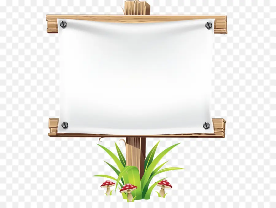 Signo En Blanco，De Madera PNG