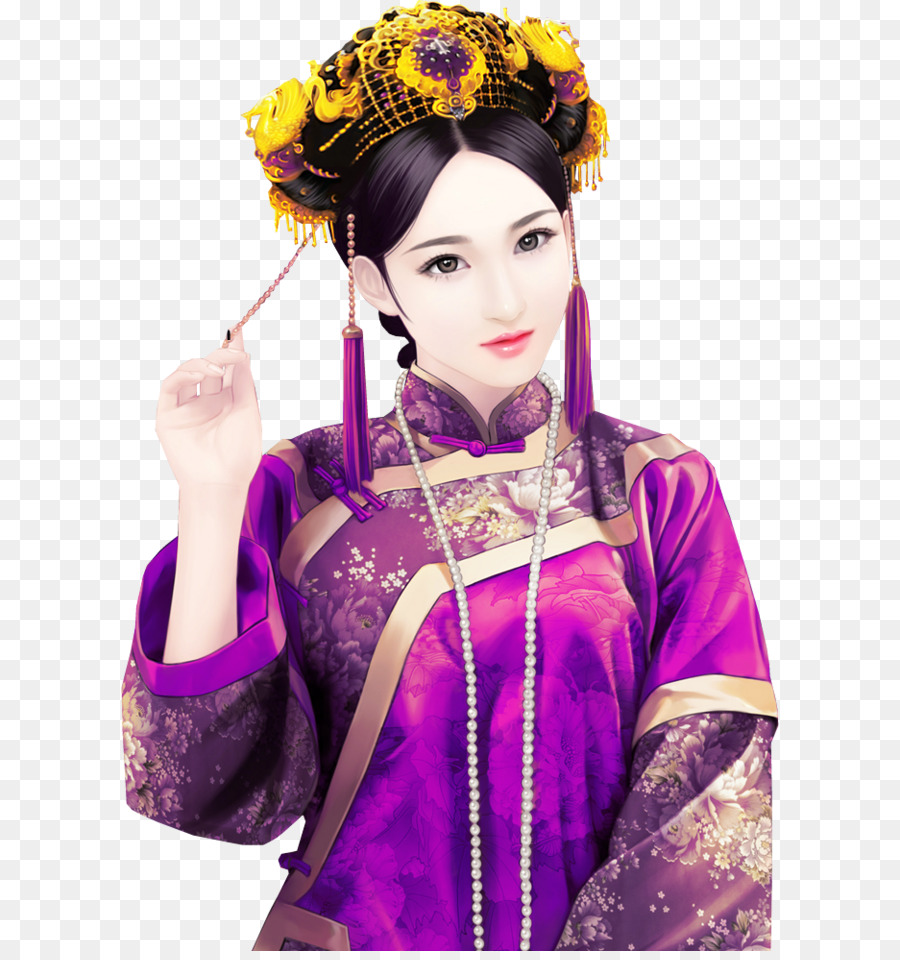 固伦端敏公主，De La Dinastía Qing PNG