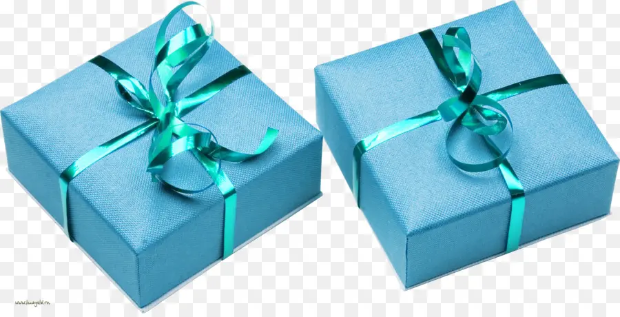 Cajas De Regalo Azules，Presente PNG