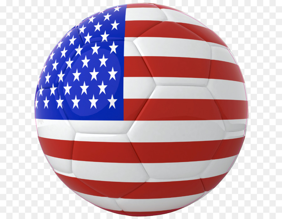 Balón De Fútbol，Bandera Americana PNG