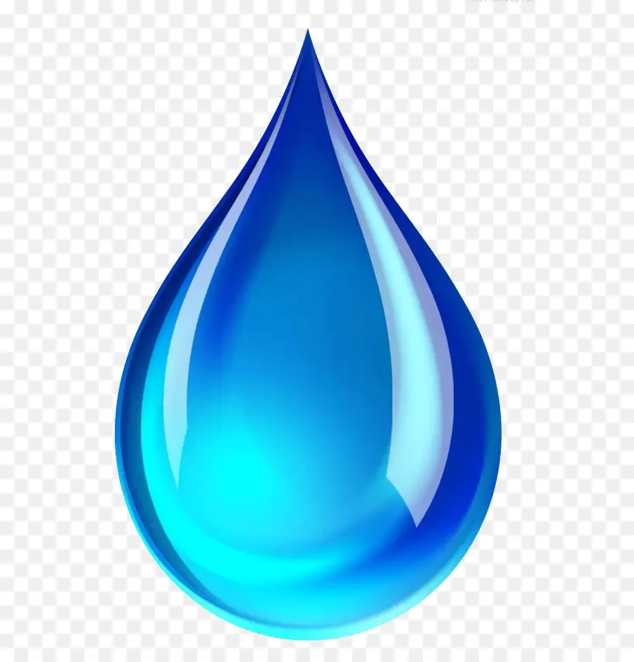 Gota De Agua，Azul PNG