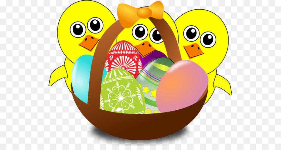 Cesta De Pascua，Pollitos PNG