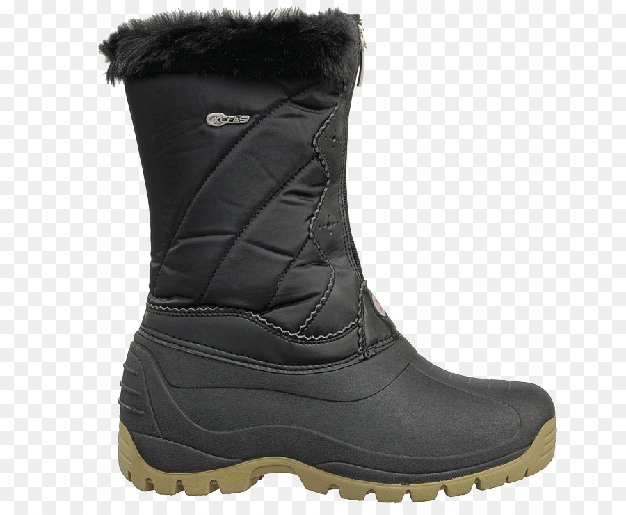 Bota De Invierno Negra，Cálido PNG