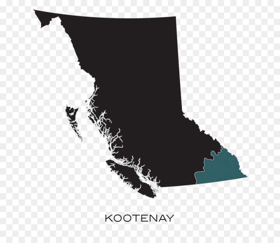 Columbia Británica，Mapa PNG
