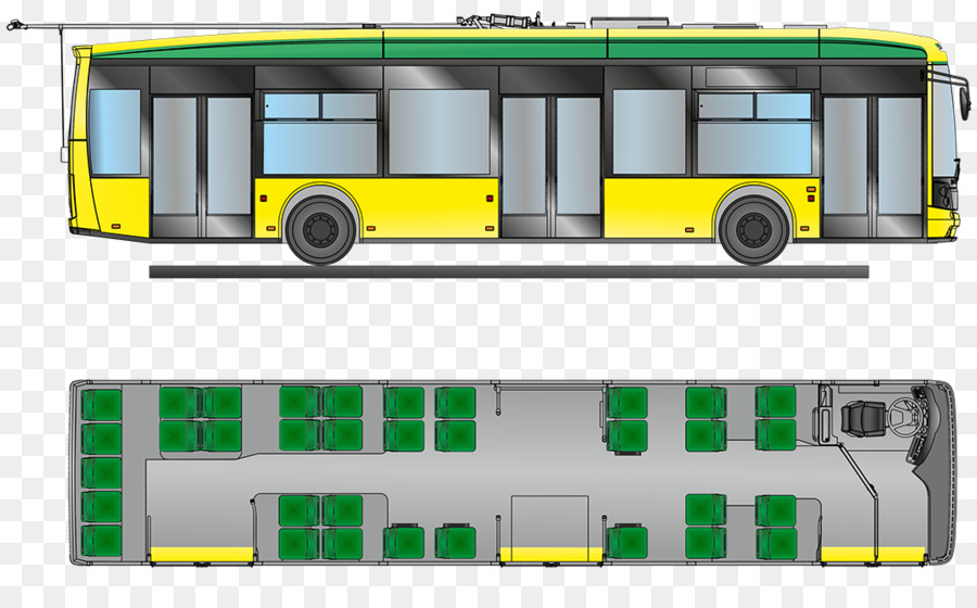 Autobús，Trolebús PNG