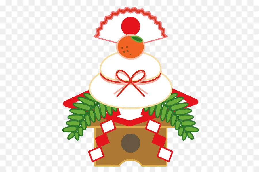 Kagami Mochi，Kadomatsu PNG