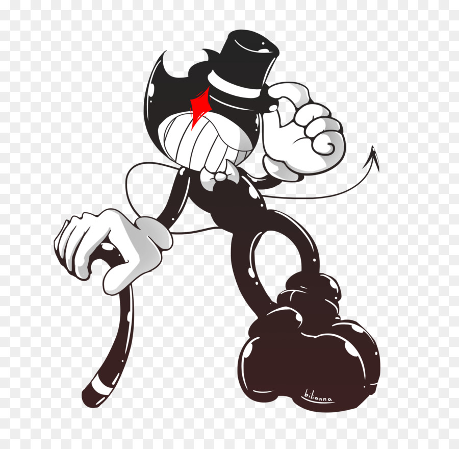 Bendy Y La Tinta De La Máquina，Sombrero De Copa PNG