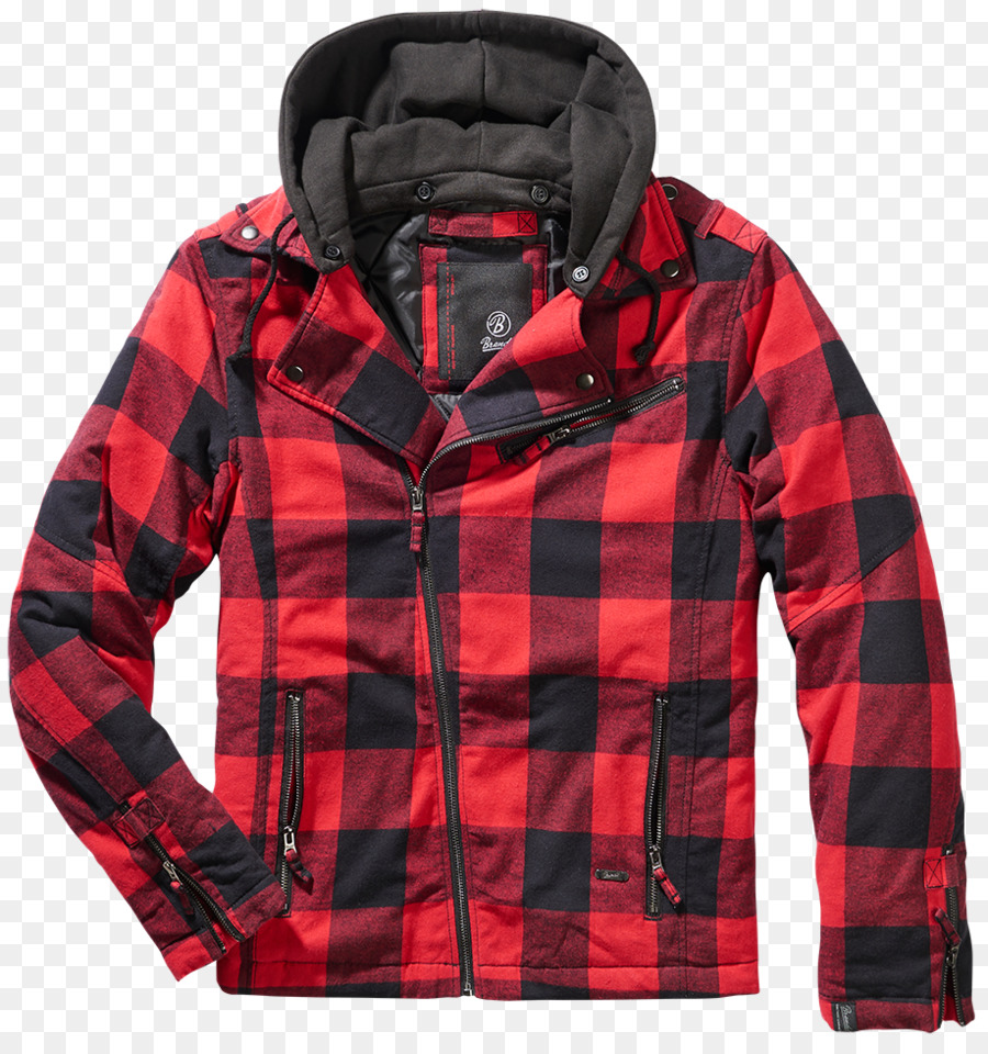 Chaqueta De Tartán En Rojo Y Negro，Ropa De Calle PNG