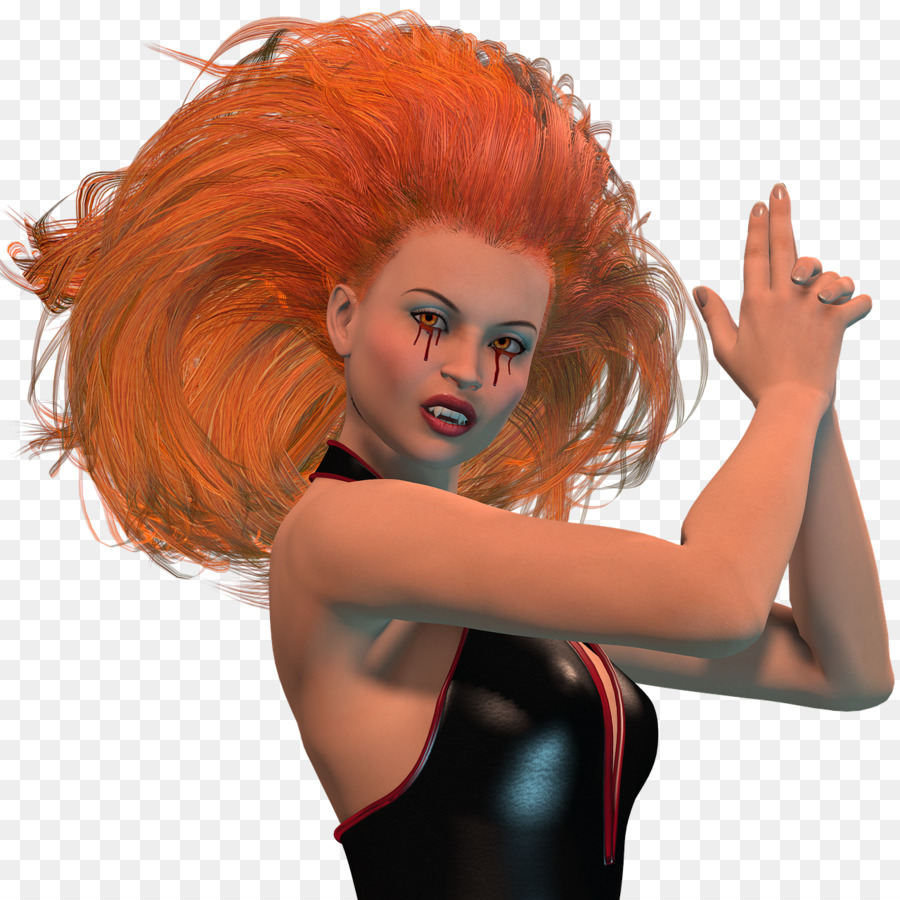 Clau，El Pelo Rojo PNG