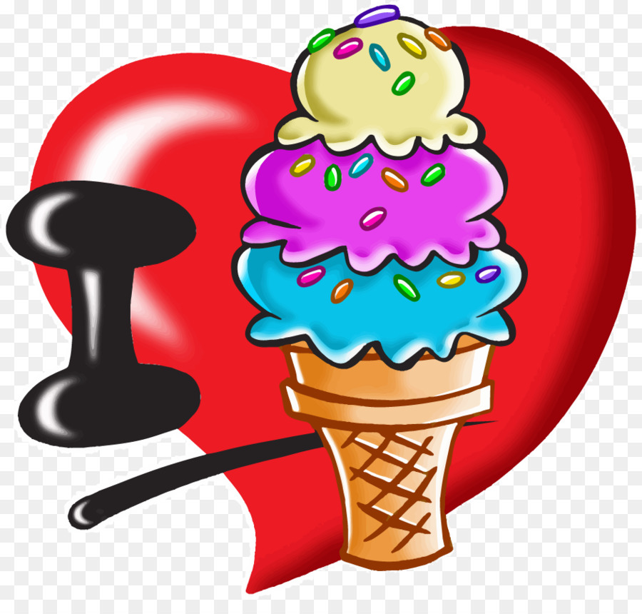 Conos De Helado，Helado PNG