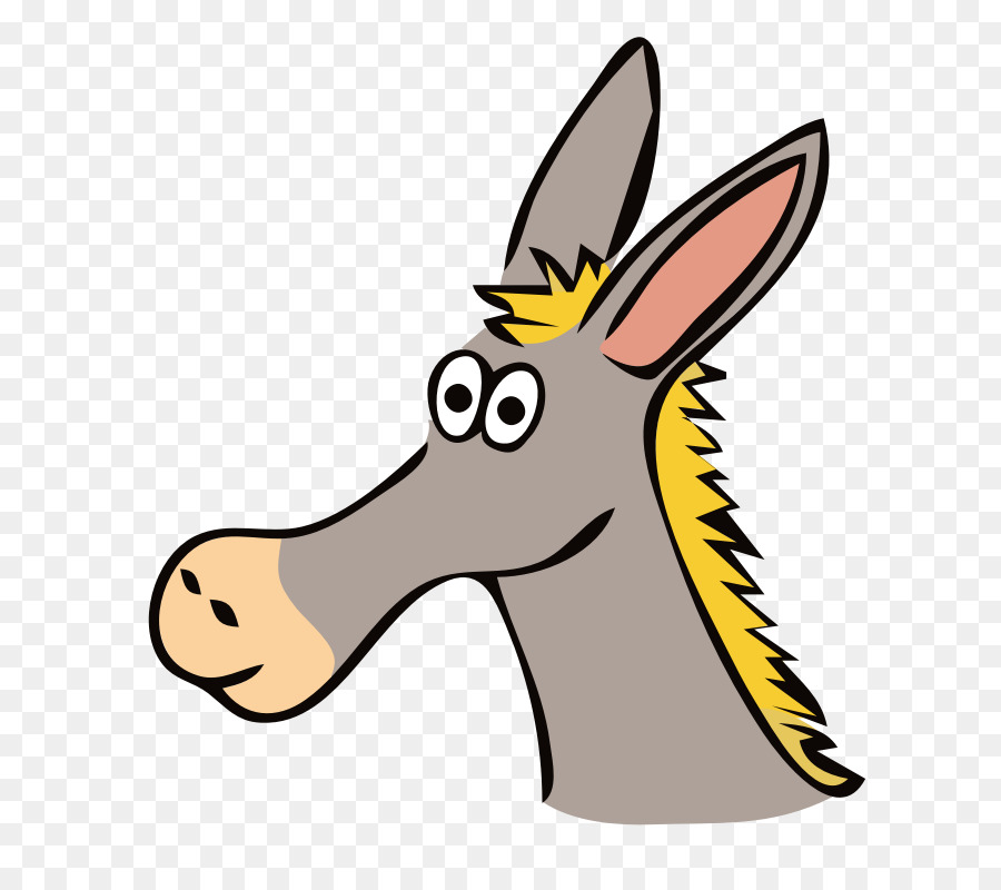 Burro De Dibujos Animados，Mula PNG