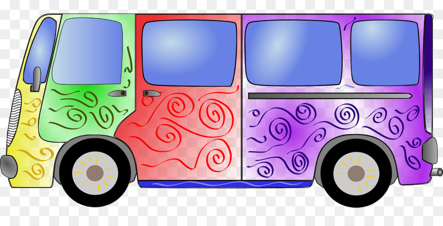 Autobús，Coche PNG