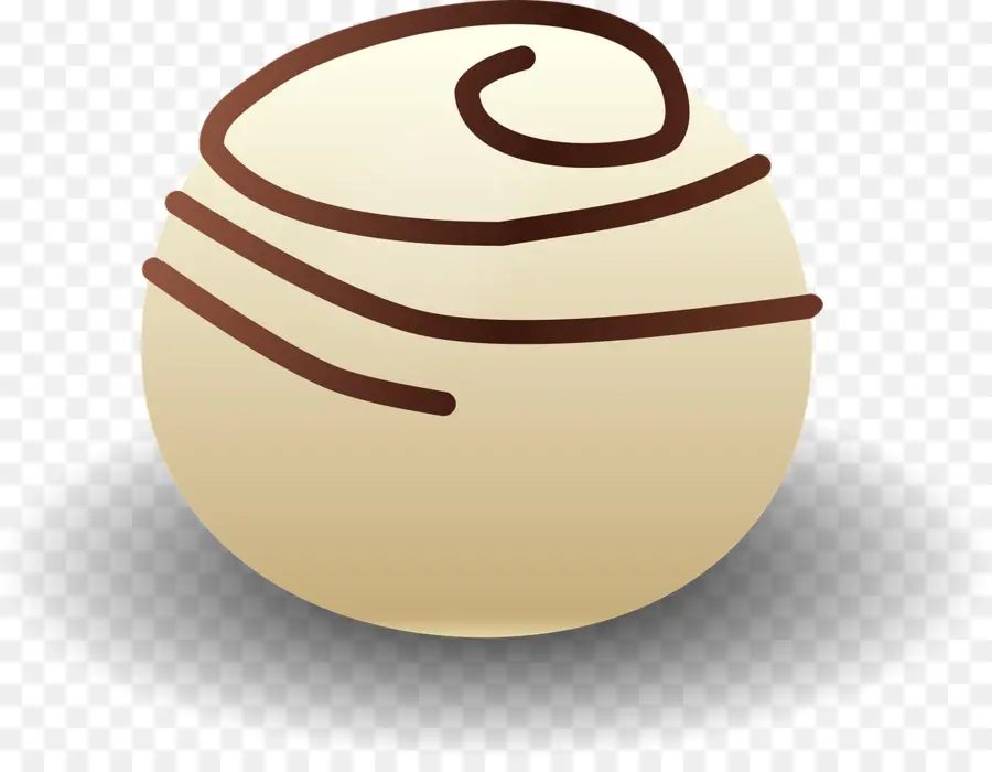 Trufa De Chocolate，Postre PNG