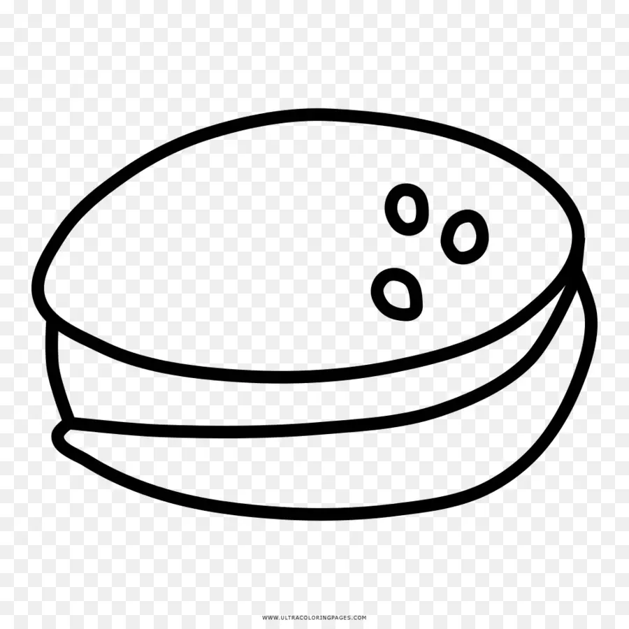 Hamburguesa，Libro Para Colorear PNG