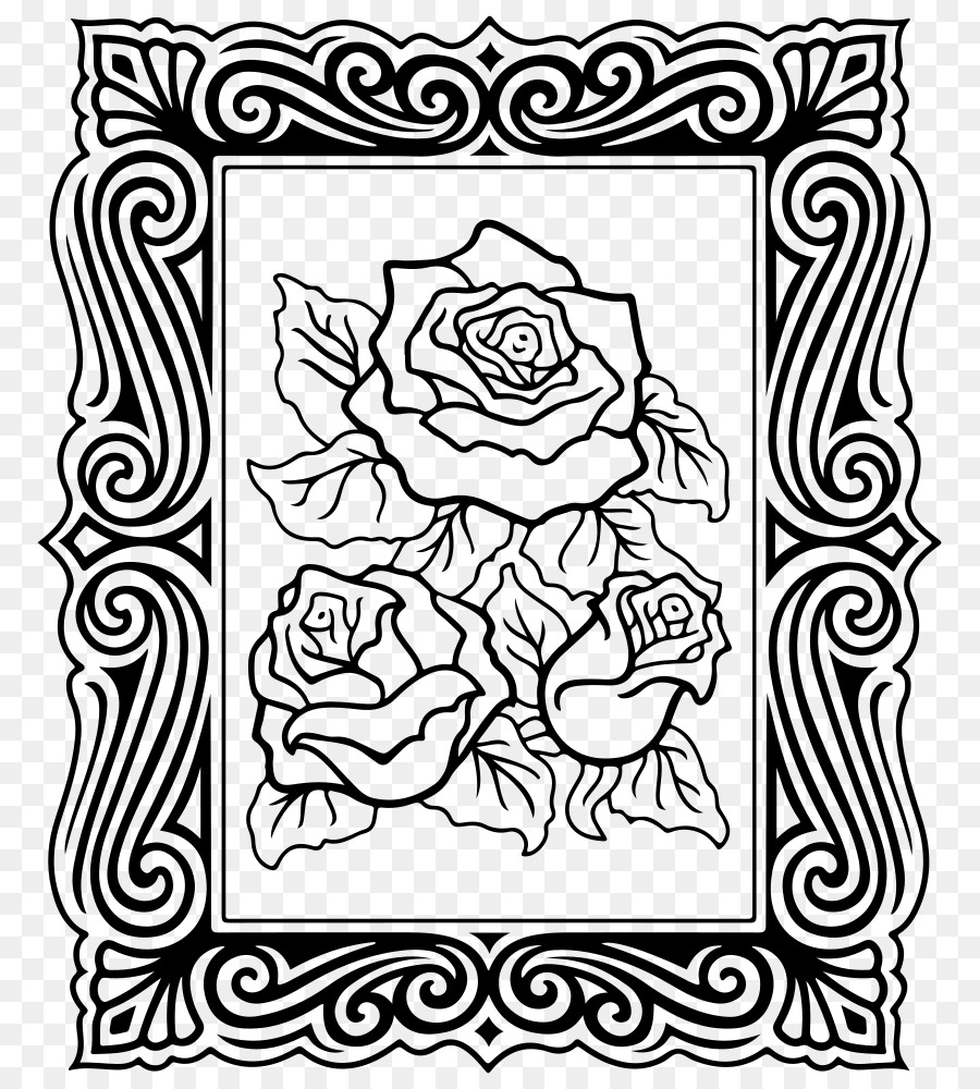 Dibujo De Rosa，Flor PNG