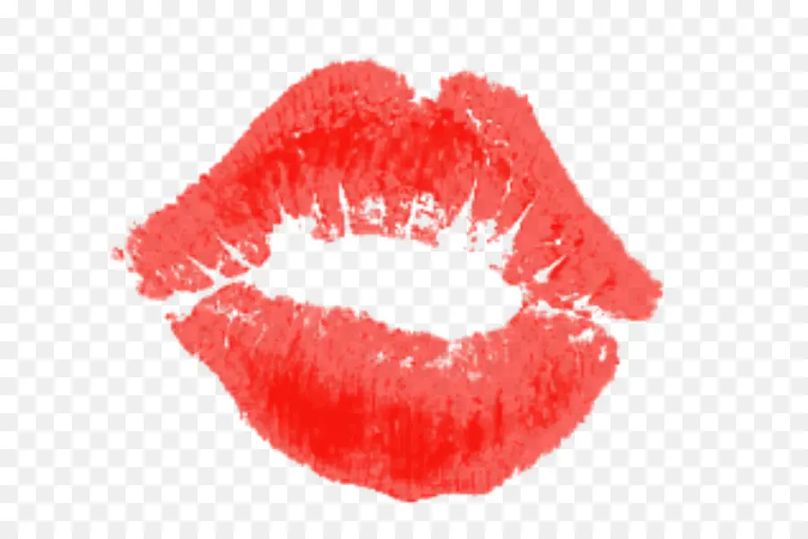 Huellas De Labios，Rojo PNG