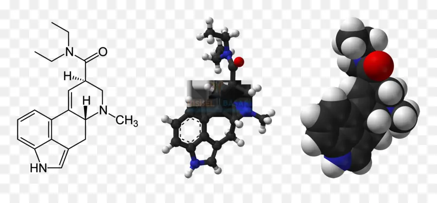 Dietilamida Del ácido Lisérgico，Molécula PNG
