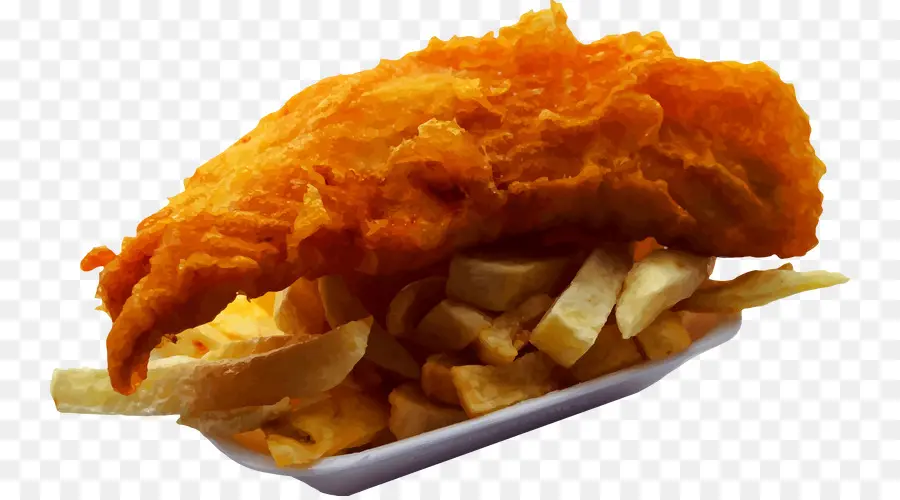 Pescado Y Patatas Fritas，Pescado Frito PNG