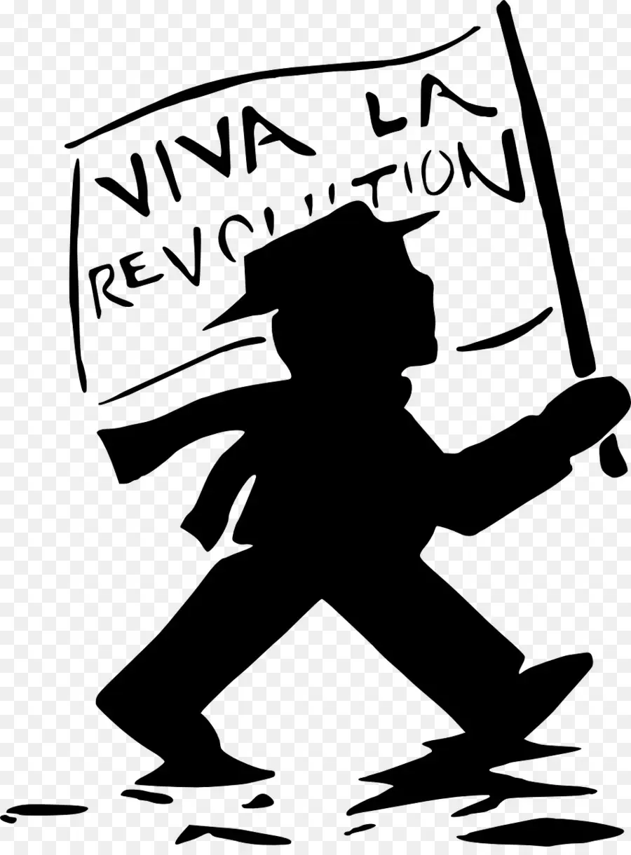 Silueta De Revolución，Protesta PNG