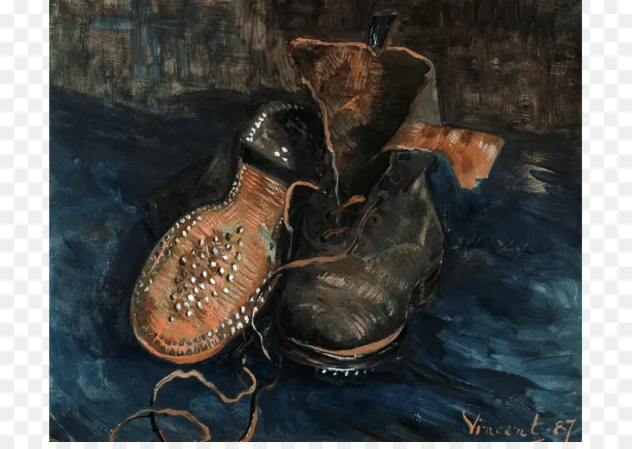 Par De Zapatos，Autoretrato De Van Gogh PNG