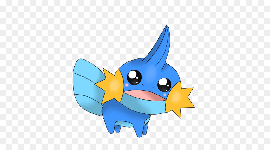 Mudkip，Azul PNG