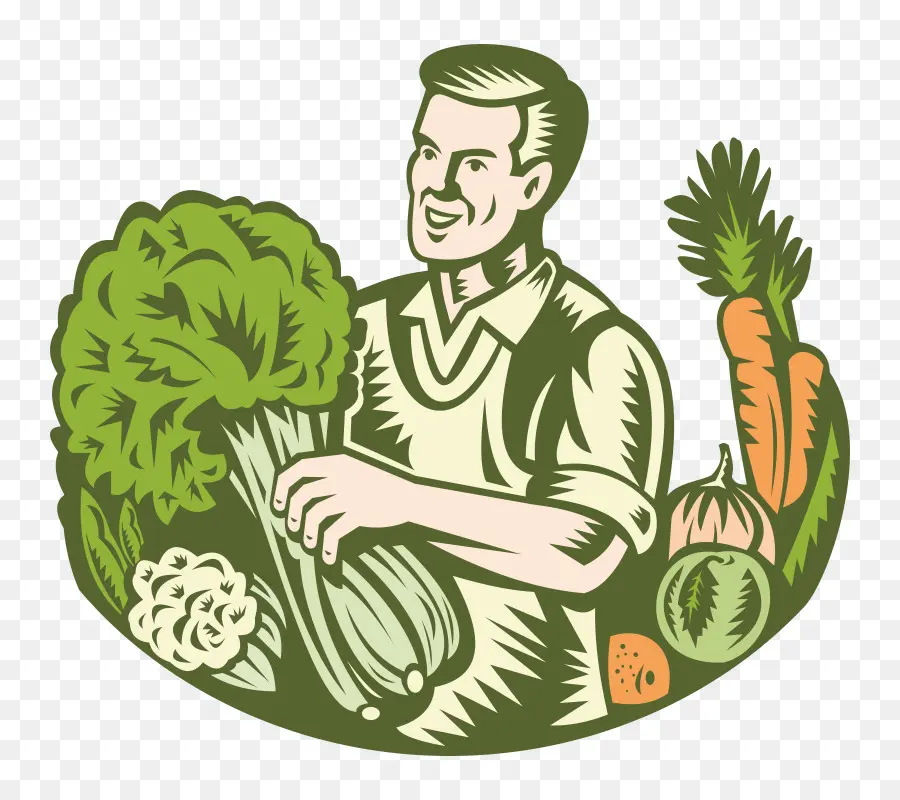 Agricultor，Vegetal De Hoja PNG