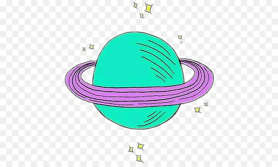 Saturno，Etiqueta Engomada De La PNG