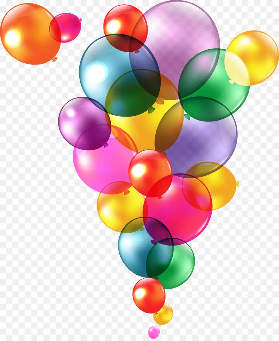 Globos De Colores，Globos PNG