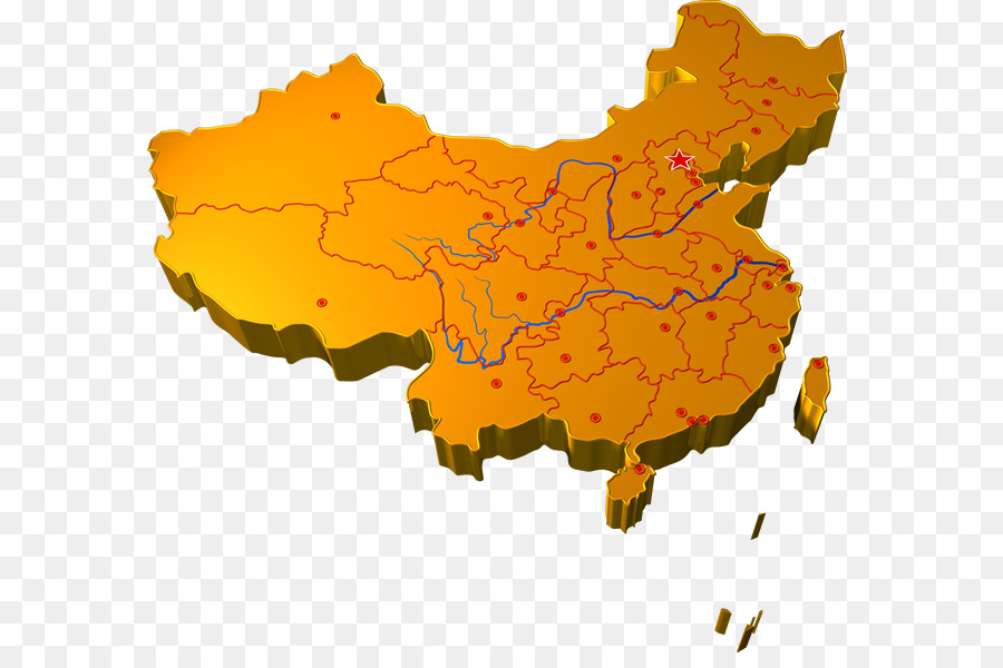 China，Mapa PNG