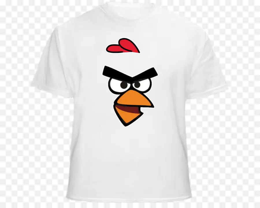 Camiseta Angry Bird，Dibujos Animados PNG