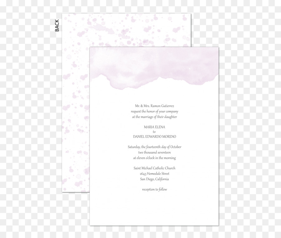 Invitación De La Boda，Rosa M PNG