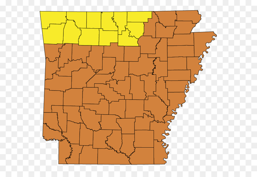 Arkansas，Mapa PNG