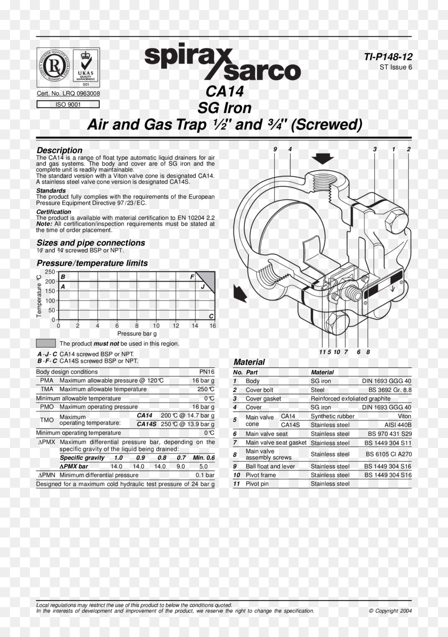 Spiraxsarco De Ingeniería，Trampa De Vapor PNG