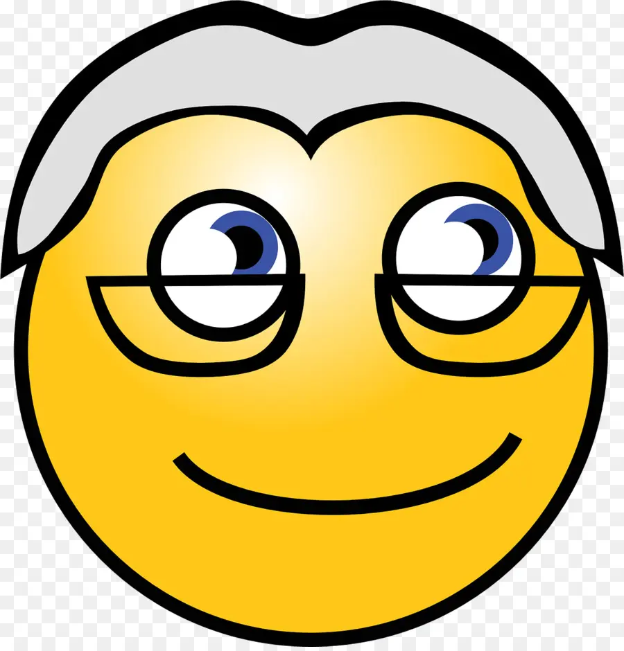 Cara Sonriente，Anteojos PNG