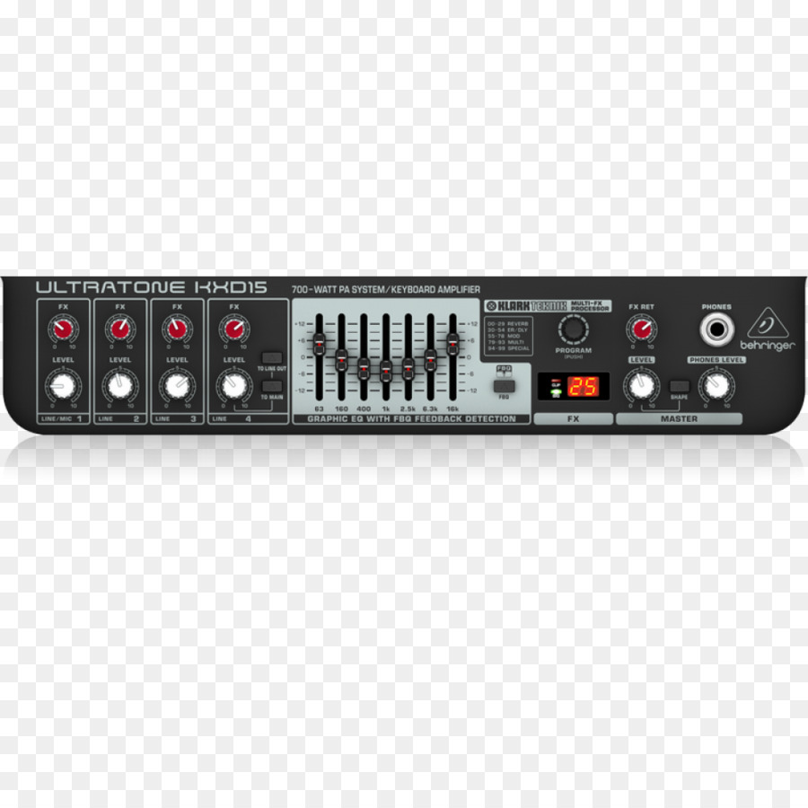 Serie Behringer Ultratone Kxd，Amplificador PNG