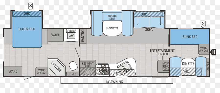 Plan De Piso，Caravana PNG