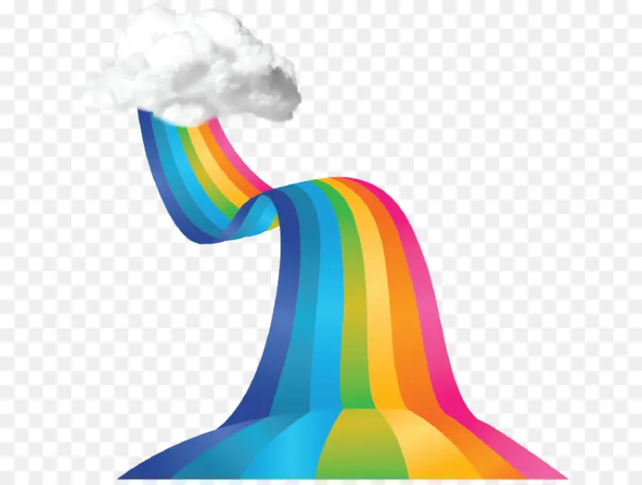 Arcoíris，Nube PNG