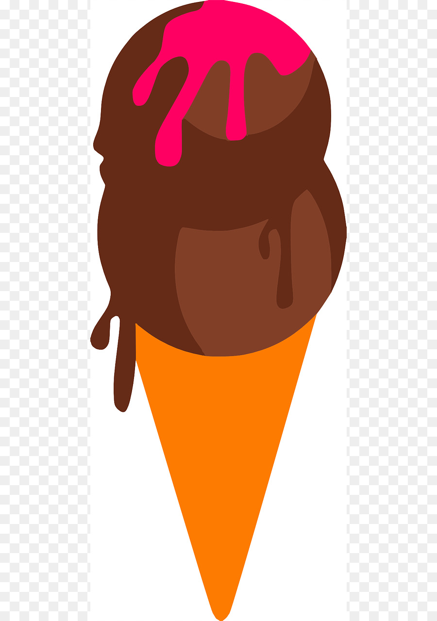 Conos De Helado，El Helado De Chocolate PNG