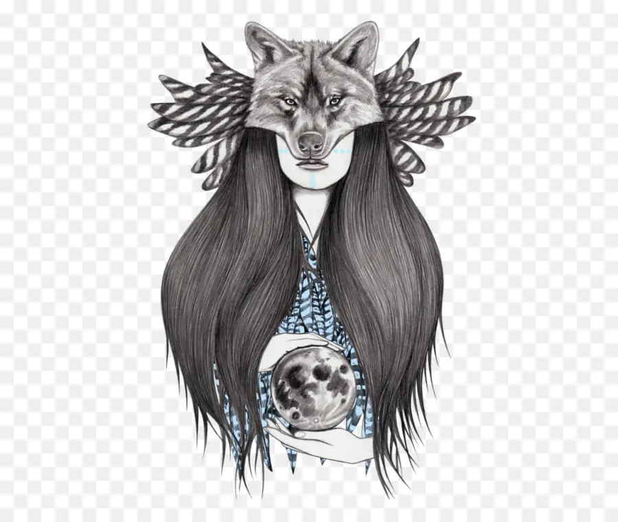 Máscara De Lobo，Mujer PNG