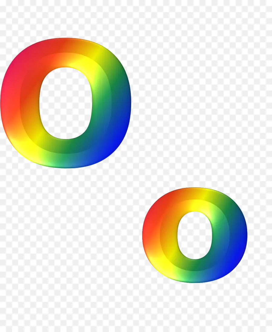 Arcoiris O，Carta PNG